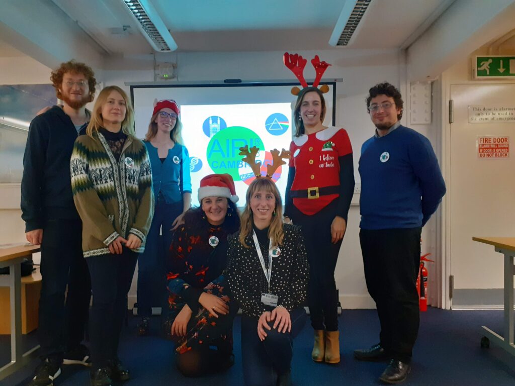 Primo Spritz of Science AIRIcerca Cambridge chapter, Dicembre 2019